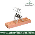 Wholesale Home Cedar Wood Skirt Hanger with Matel Hook